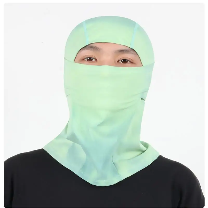 غطاء رأس متغير اللون للتنفس حساس لدرجة الحرارة - قناع ركوب الدراجات في الهواء الطلق مع استشعار حراري متدرج #6