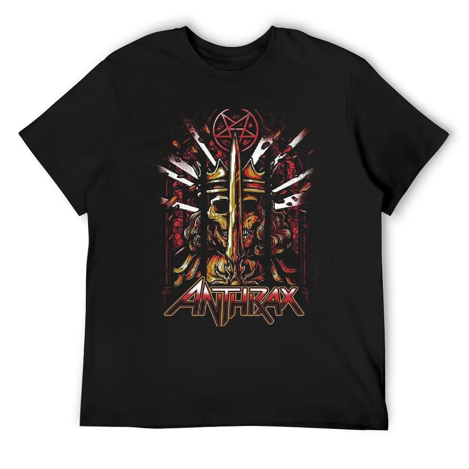 

ANTHRAX BAND T-Shirt vintage clothes man clothes oversizeds men t shirts