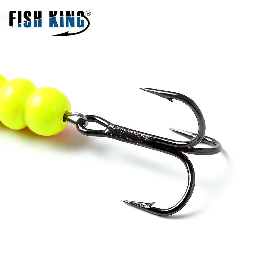 FISH KING Metal Fishing Hook Topwater Long Casting Hard Spoon hook Buzz Bass Pike Fishing Hook Jigging Spinner Bait