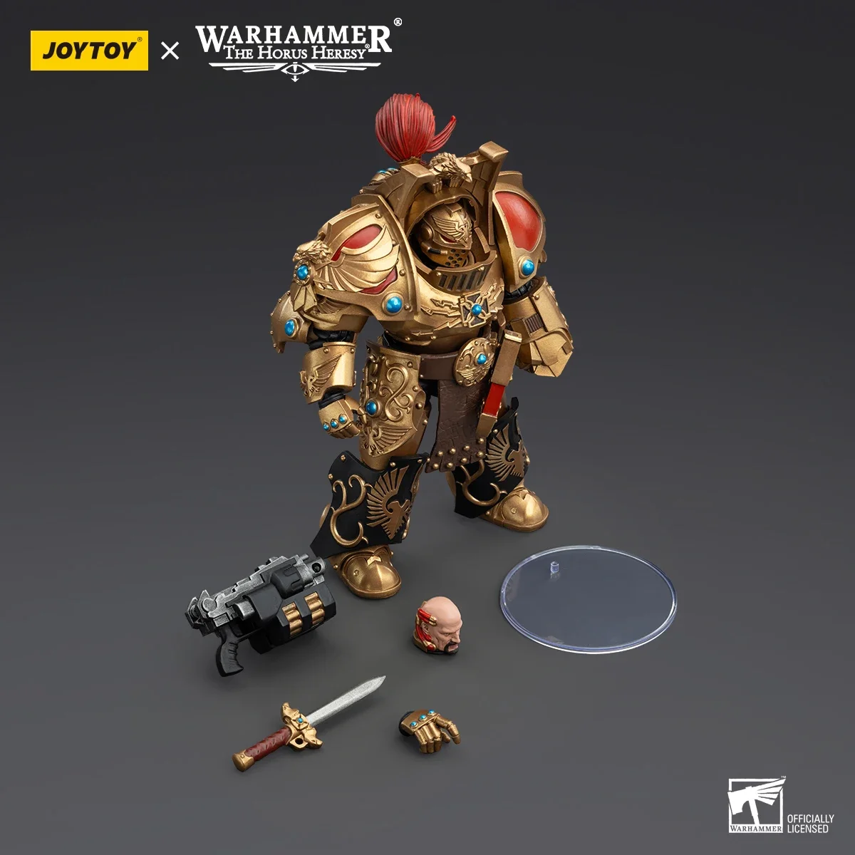 Przedsprzedaż JOYTOY Warhammer Horus Heresy Legio Custodes Aquilon Terminator Squad 1:18 figurka Venatari Model zabawki dla chłopców