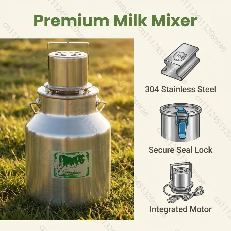 Milk Mixer Skim Electric Separator Ghee Butter Making Herdsmen Household 7/11/13/20/30 Liters