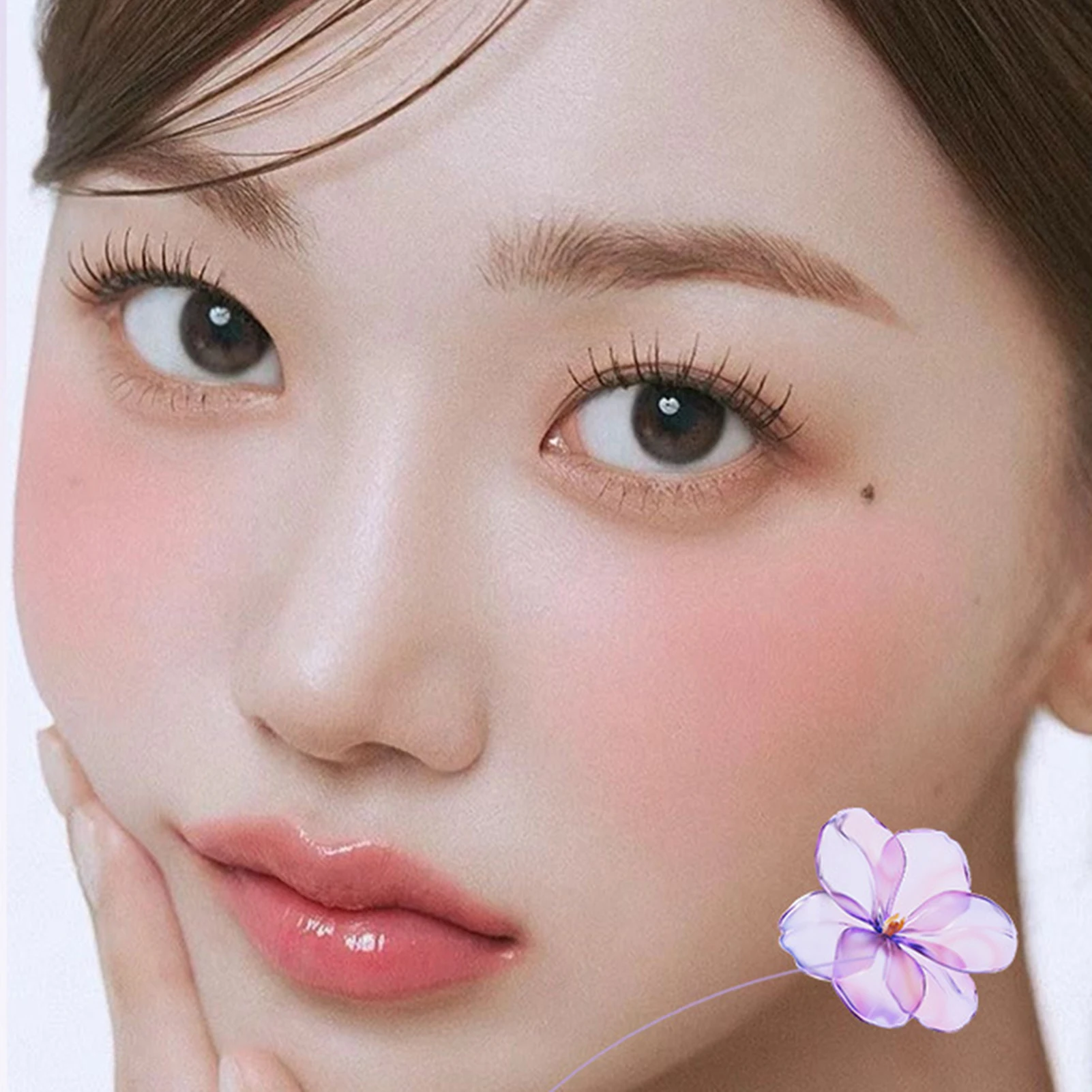 5 أزواج على شكل حرف V رموش صناعية شرائط كاملة مظهر طبيعي رقيق شريط شفاف 7-11 مللي متر مزيج ملابس يومية رموش على الطراز الكوري #4