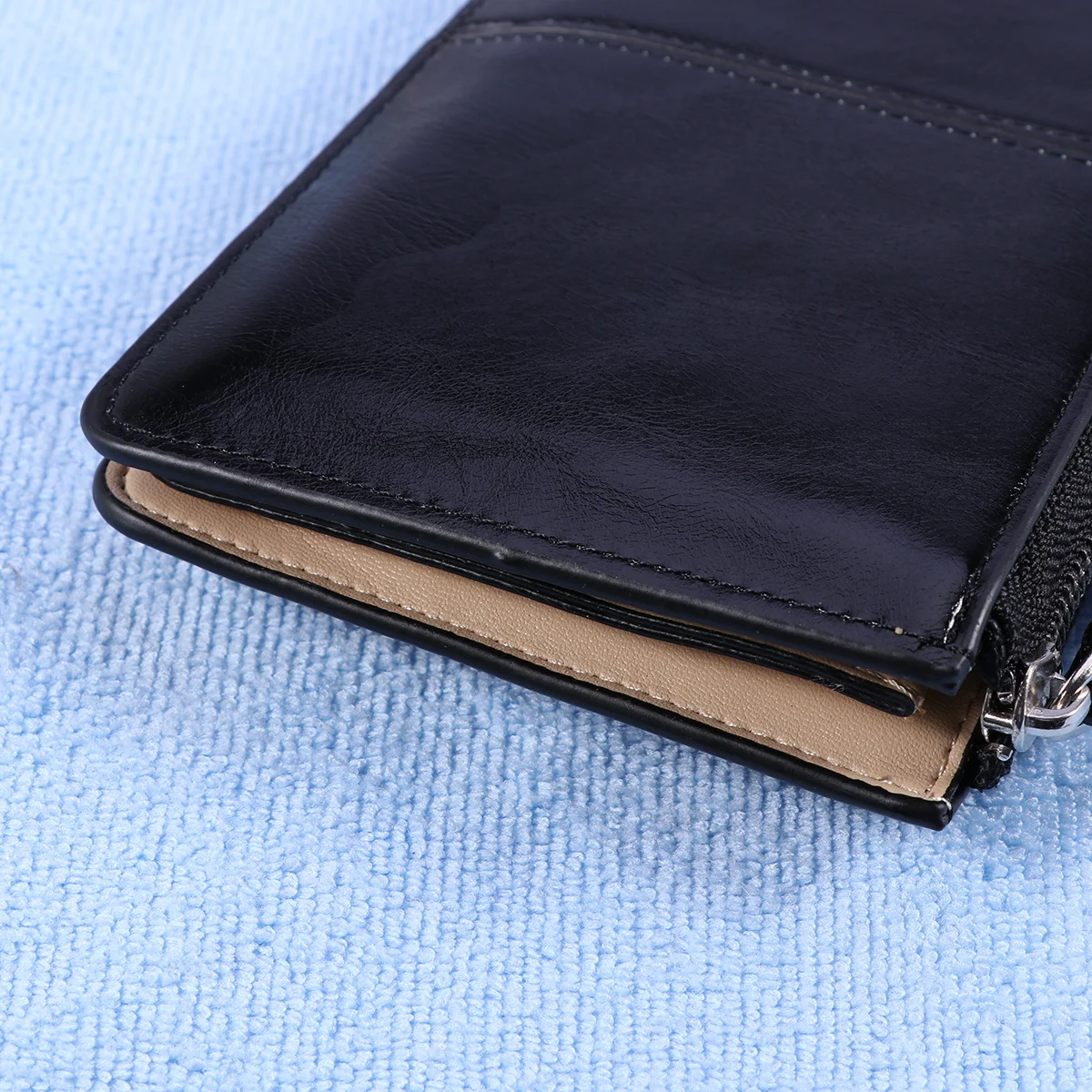 

Zipper Closure Luxury Women Wallet High Capacity Clutch Purse with Phone Holder Secure Fit for Cards Black