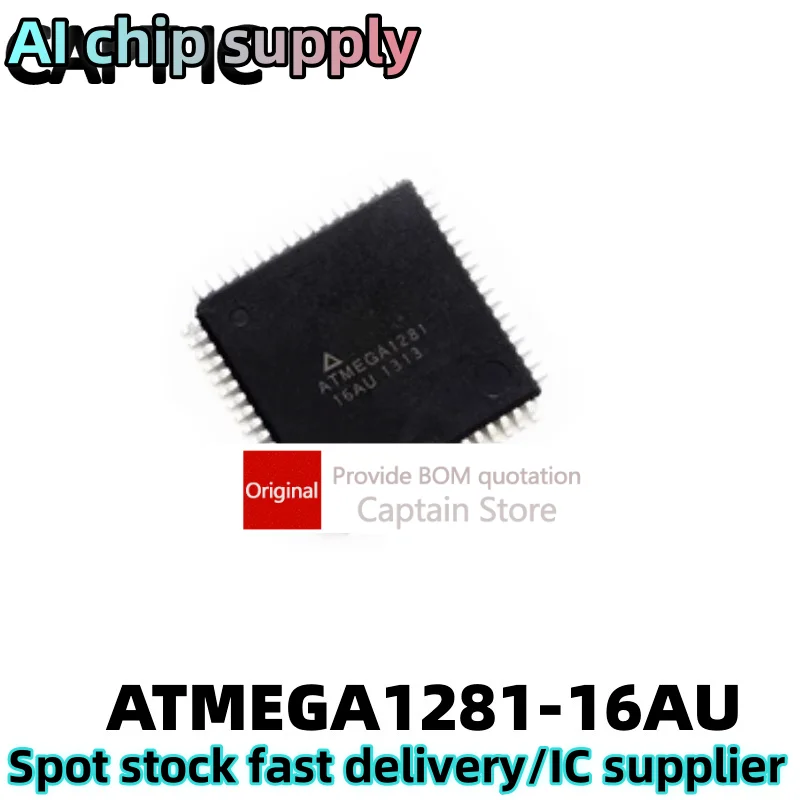 5PCS ATMEGA1281-16AU TQFP64