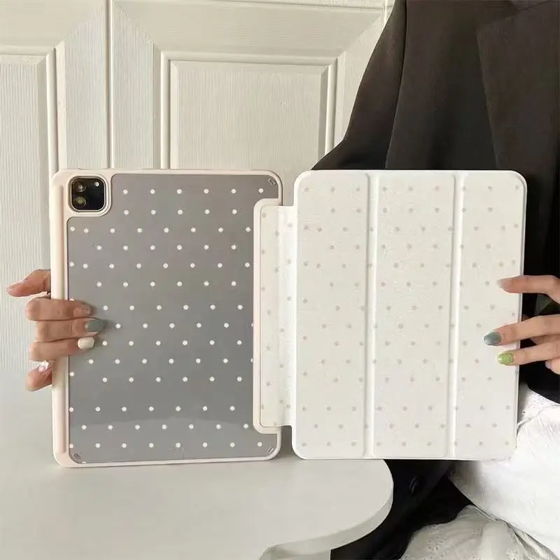 Polka Dot Series Tablet Case for IPad 11th 2025 Air 4/5th 10.9 IPad Mini6 8.3 IPad10.2 7th 8th 9th 10th(10.9) Air11/13 Pro 13 M4