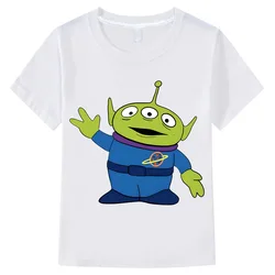 Toy Story Tsum Alien Graphic Kids T-shirt Girls Clothes Boys Cartoon T Shirt Summer Children's Clothing Anime Manga Short Sleeve