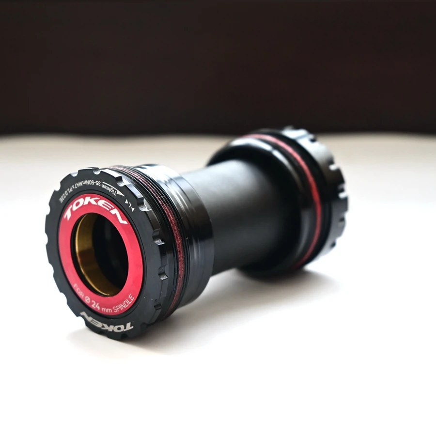 Bicycle BB Ceramic bearing bottom bracket T47 frame Token BB47A24 Asymmetric M47x76 75mm Diameter 24mm 29mm TBT ceramic Bearings