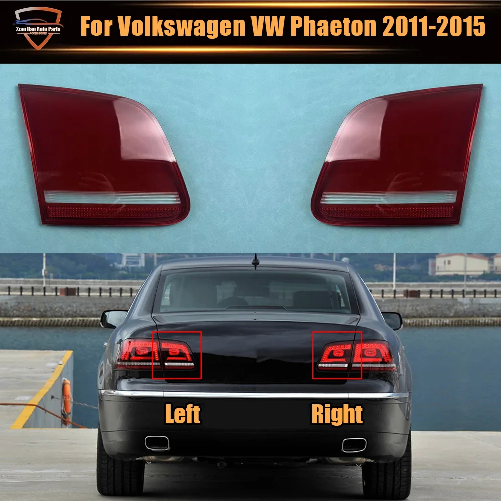 

For Volkswagen VW Phaeton 2011 2012 2013 2014 2015 Car Rear Taillamp Glass Lamp Transparent Lampshade Shell Taillight Cover