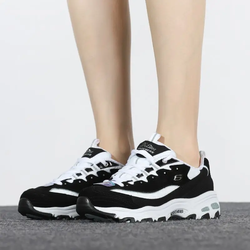 Skechers Skechers women's shoes panda shoes breathable sports shoes casual shoes dad shoes