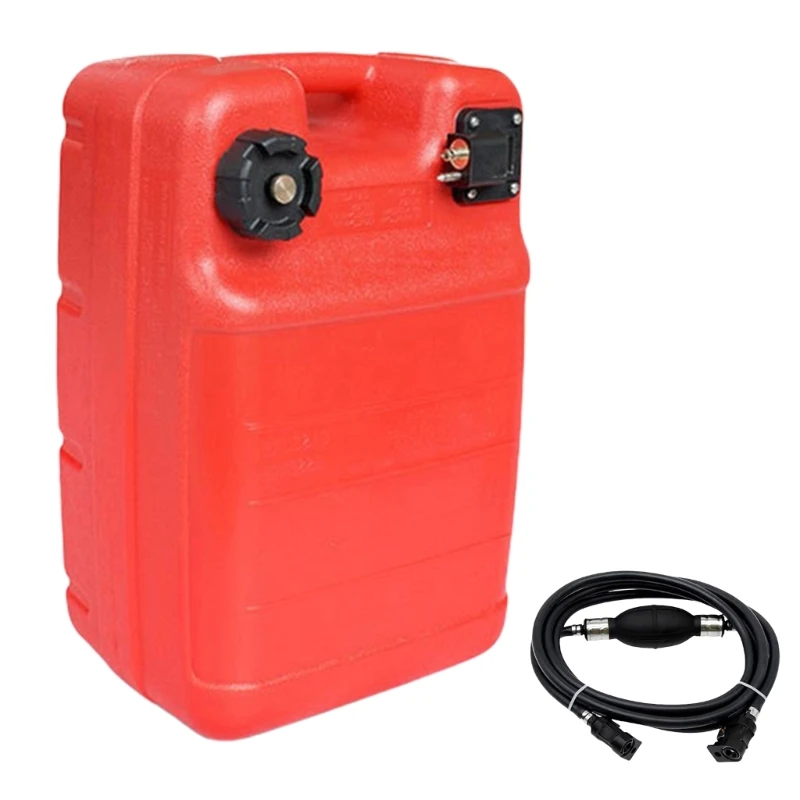 Automotive Systems Efficient Transfer tanks with Long Hose & Siphon for Car Boats Lawn Mowers