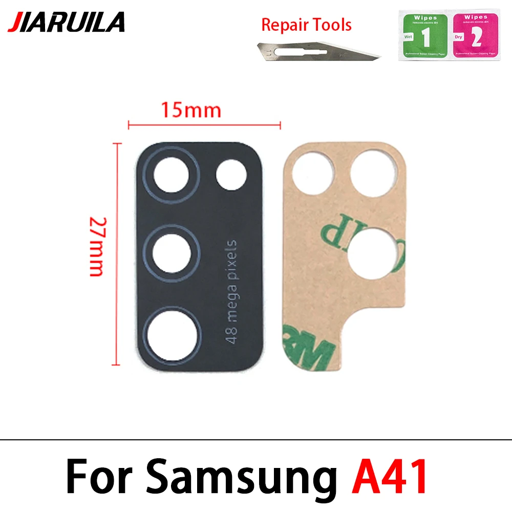 2Pcs Camera Glass Lens For Samsung A01 A11 A21 A21S A31 A41 A51 A71 A12 A31S A42 A32 A52 A72 Back Camera Lens Replacement Tools image 3