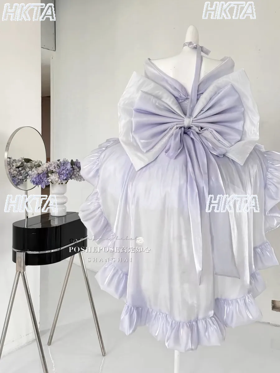 

High-end Original Lolita Princess Dress Cute Girl Women's Slim Big Bow Dress 2026 New Summer Fairy Party Birthday Dresses