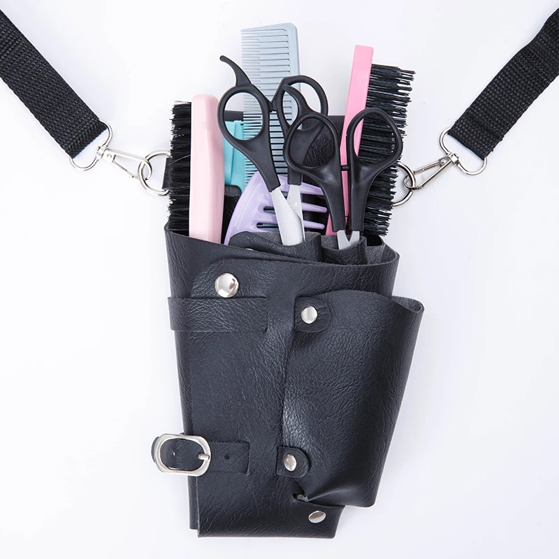 Hairdressing Scissor Bag Clips Comb Case, Salon Waist Pack
