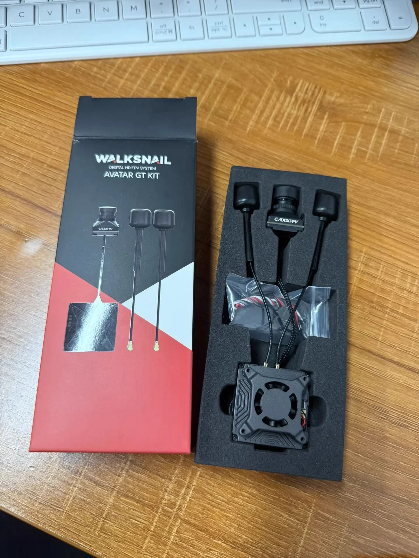 AParts 1pcs new CADDX walksnail Avatar GT Kit 2W High Power Long Distance Transmission Night Vision Fixed Wing HD Image Transmis