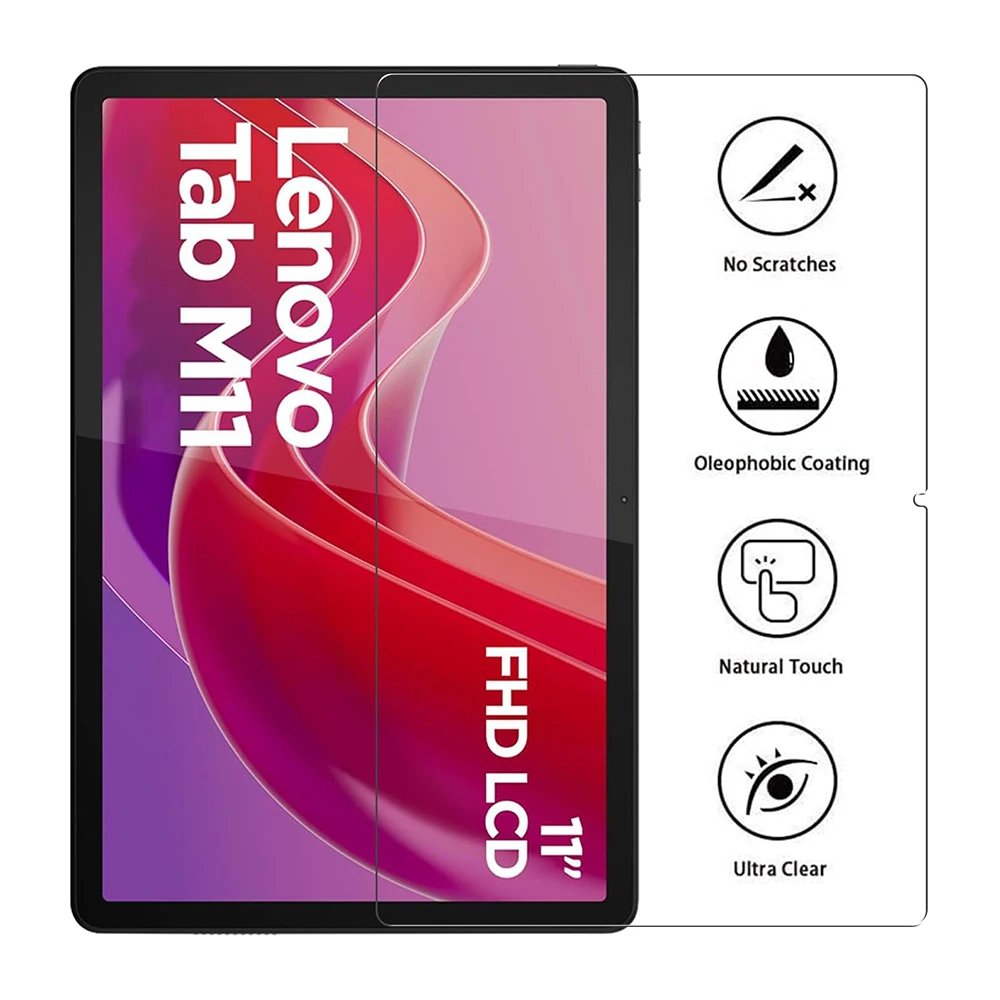 Для Lenovo Tab M11 2024 11-дюймовый экран из закаленного стекла TB-330FU TB-331FC 9H планшет Прозрачная защитная пленка против царапин