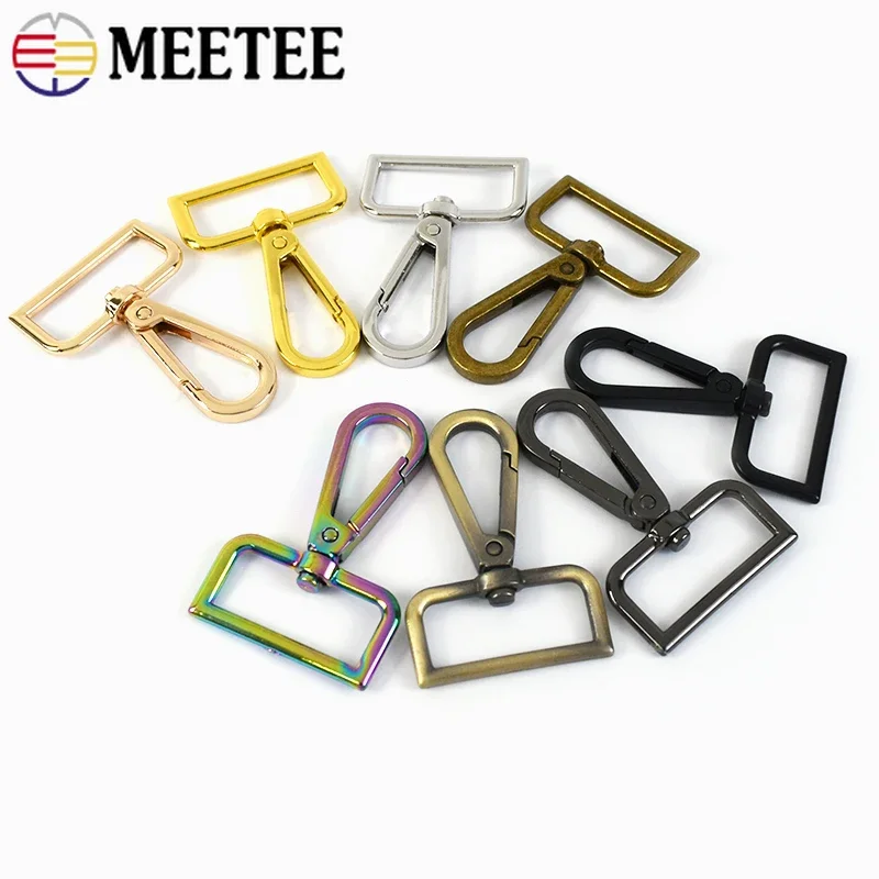 20Pcs 16-50mm Metal Swivel Clasps for Bag Strap Buckles Luggage Dog Collar Hanger Hooks DIY Trigger Clips Snap Crafts