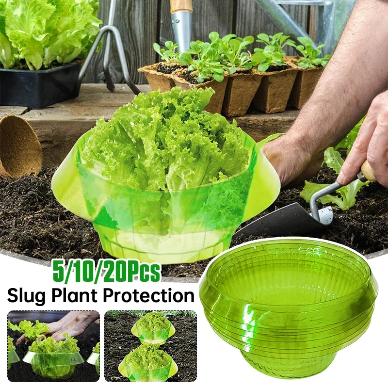 Snail Collars Without Chemistry Snail Stop Reusable Slug Plant Protection Collars Save Water for Protects Plants To Get Better