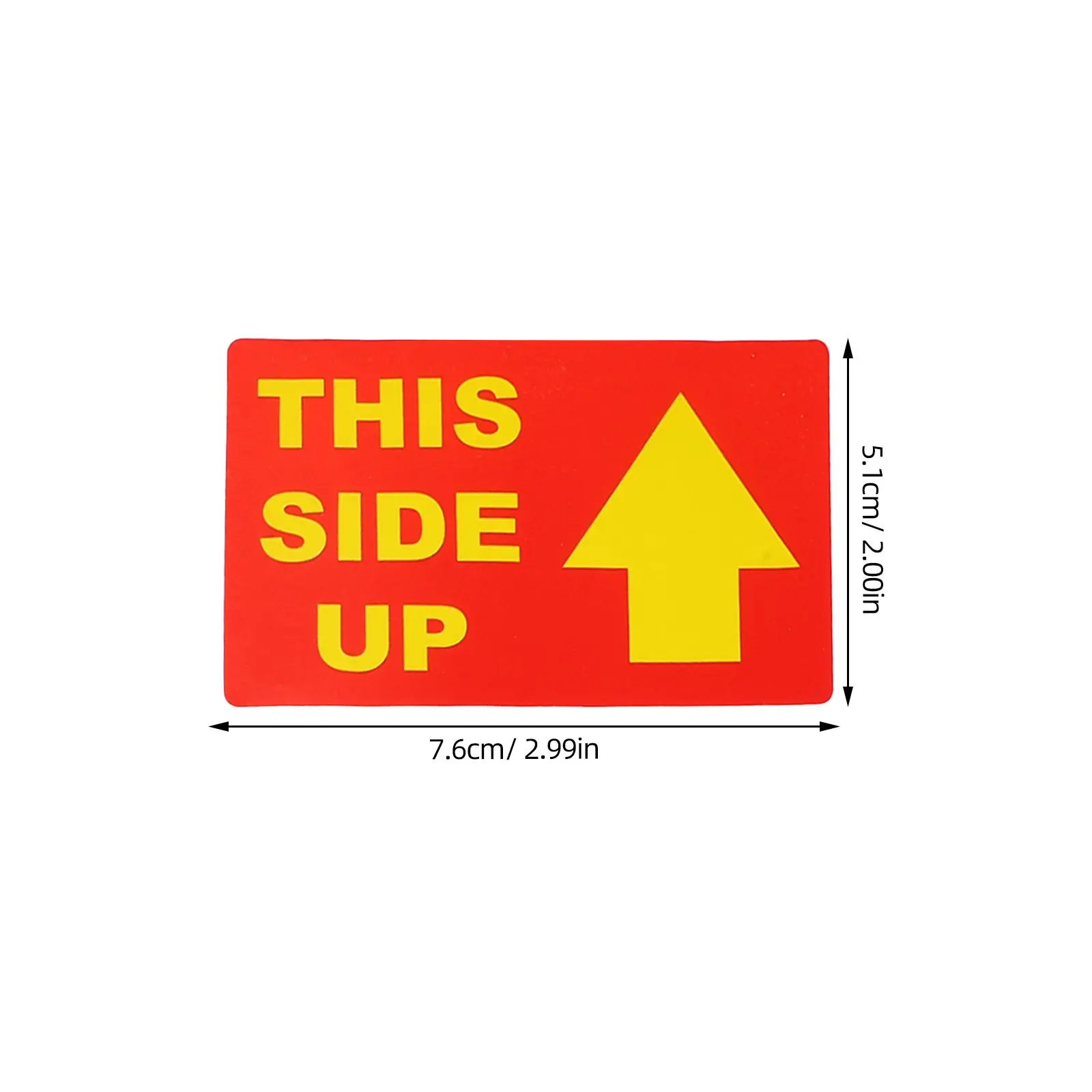 1 Roll Shipping Stickers Caution Labels Packing Warning Adhesive Stickers for Moving Transportation Shipping Care