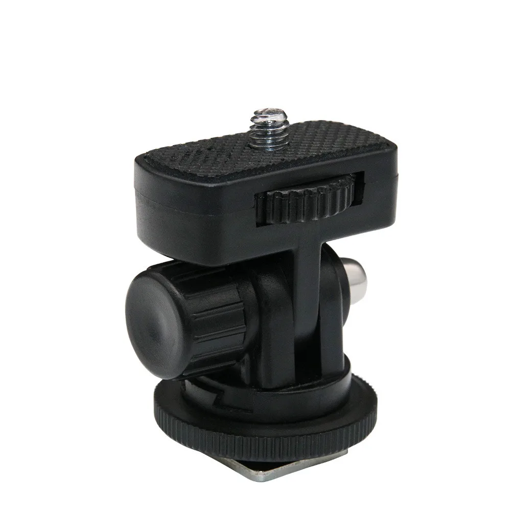 1 PCS Photography DSLR Accessories 1/4 Inch Screw Angle Adjustable Flash Tools Ball Head Hot Shoe Mount Photo Studio