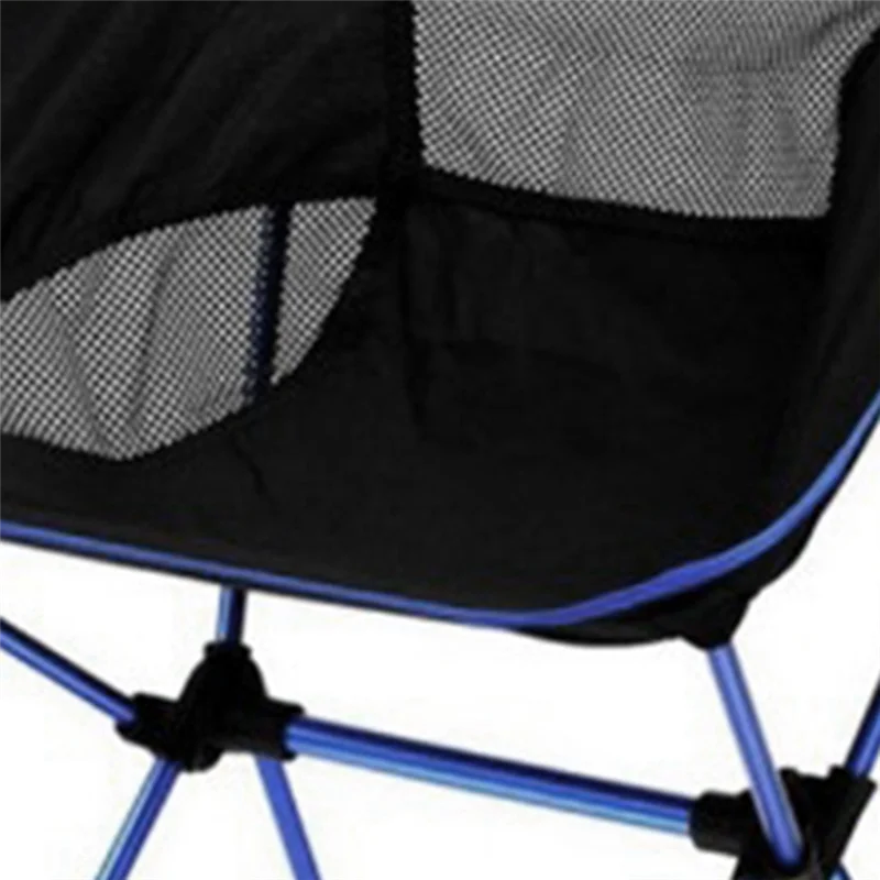 

1 PCS Outdoor Folding Chair Ultralight Portable Fishing Chair Beach Chair Camping Chair Moon Chair Royal Blue