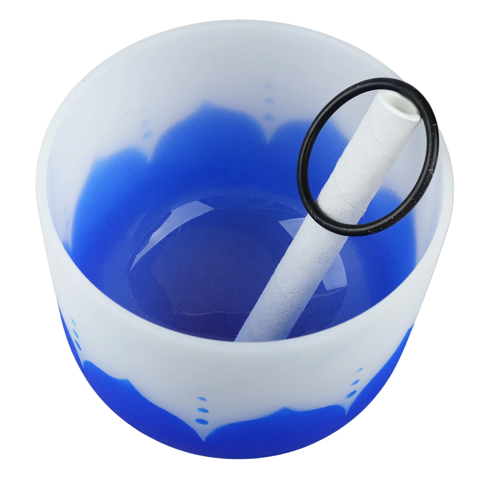 Cuenco tibetano con diseño de loto, instrumento para cantar, decoración del hogar para jugar relajante, nota F de 9 pulgadas