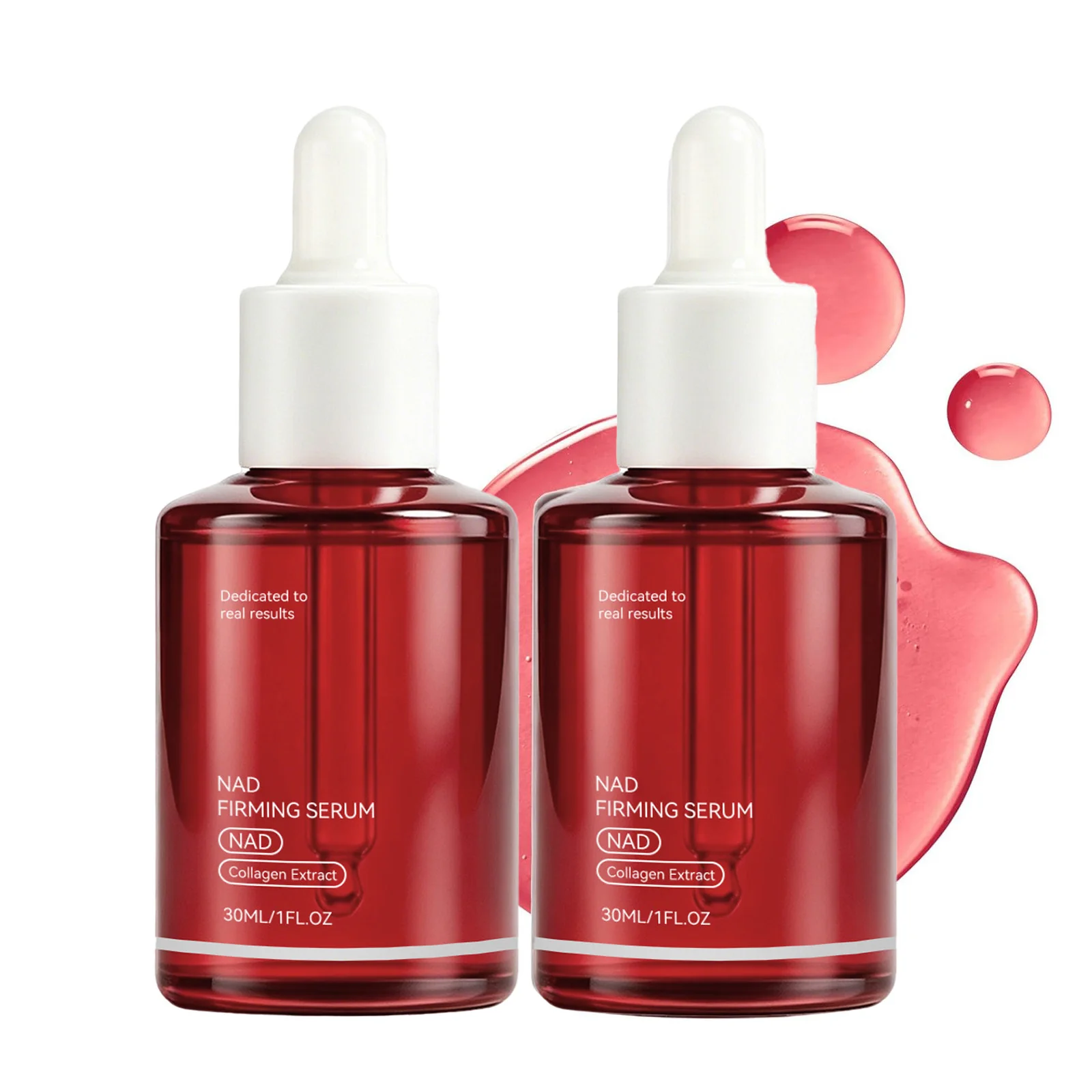 Sérum Firmador NAD+ com Extrato de Colágeno e Peptídeos, Melhora a Elasticidade da Pele, Ideal para Todos os Tipos de Pele, 30ml