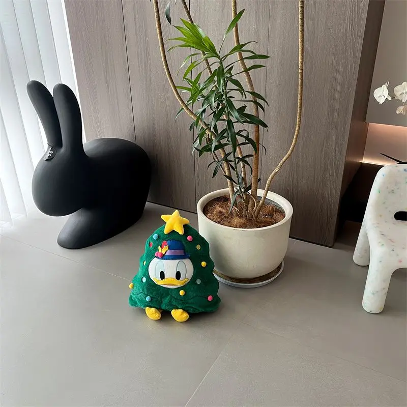 

Disney Donald Duck Christmas Tree 55Cm Plush Stuffed Doll Soft Comfortable Pillow Cushion Accompany Sleep Doll Christmas Gift