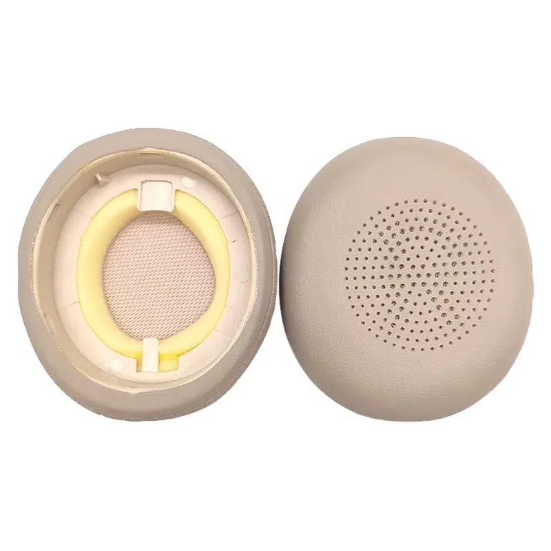 1 Paar PU-Leder-Ohrpolster für Jabra ELITE 45H Evolve2 65 Kopfhörer, elastische Schaumstoff-Ohrpolster, Ohrpolster, Schwammkissen, Ersatz