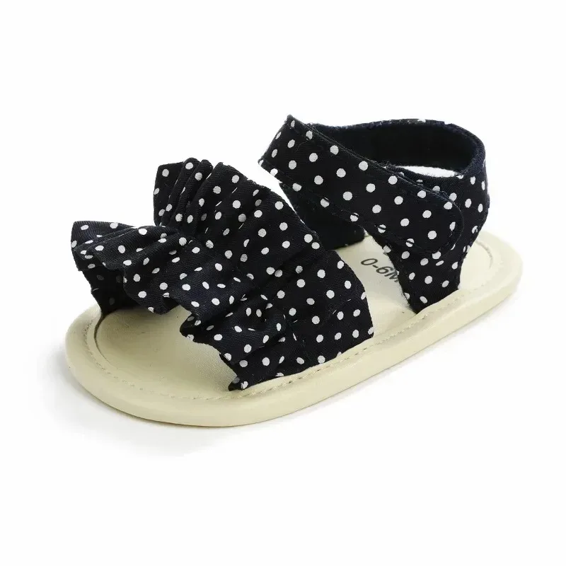 صنادل أطفال للأميرة قابلة للتنفس أحذية داخلية مضادة للانزلاق للأطفال بعمر 0-1 سنة أحذية صيفية رائعة سهلة الارتداء أحذية للأطفال الصغار