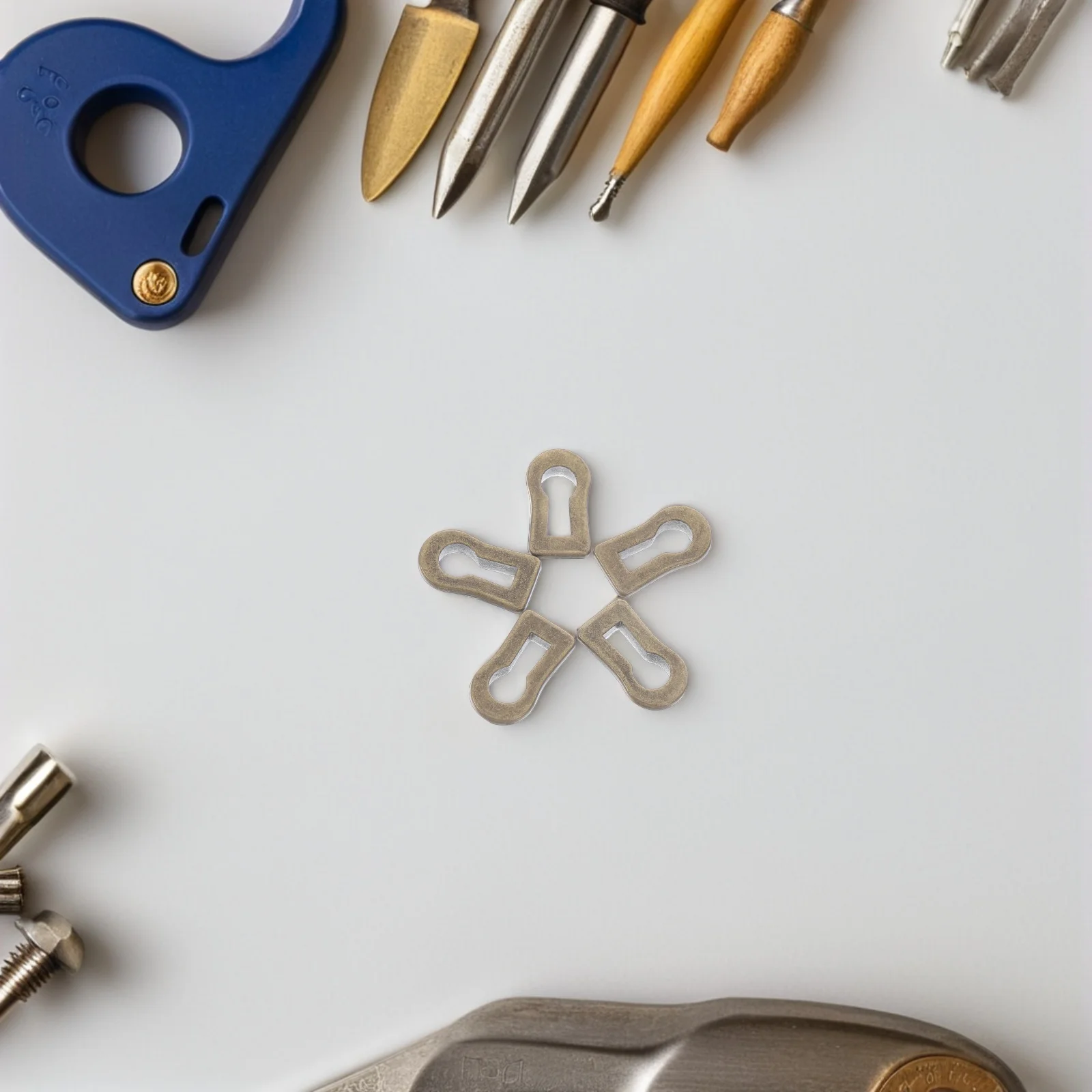 

12Pcs Oval Decorative Keyhole Escutcheon Zinc Alloy Metal Insert for Cabinet Doors Dresser Drawers Furniture Decoration Light