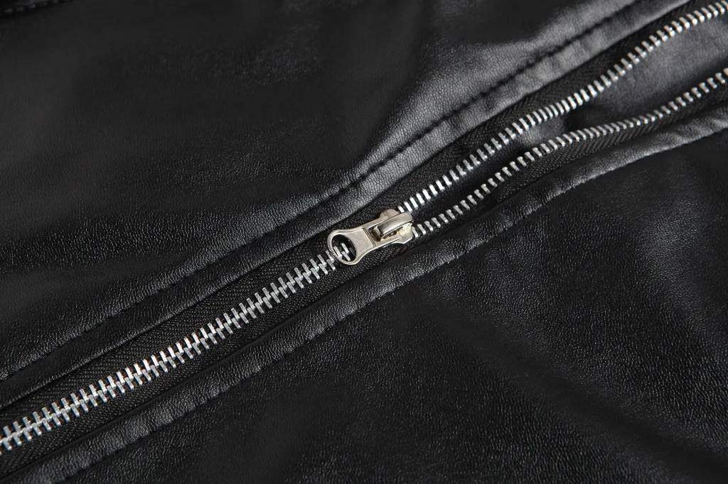 2023 Mens Fashion Leather Jacket Slim Fit Stand Collar PU Jacket Male Anti-wind Motorcycle Lapel Diagonal Zipper Jackets Men 14 S7c304c5e72e648b0b9b6f23b472e8eefI