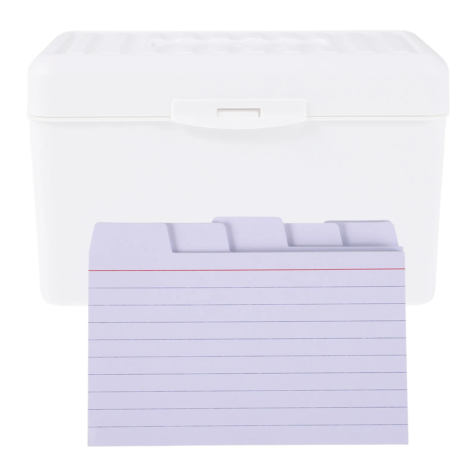 

50Pcs Index Cards 3-Inch Lined Portable Storage Box Flashcards Studying Note Taking Word Memorization Flashcards for Revision