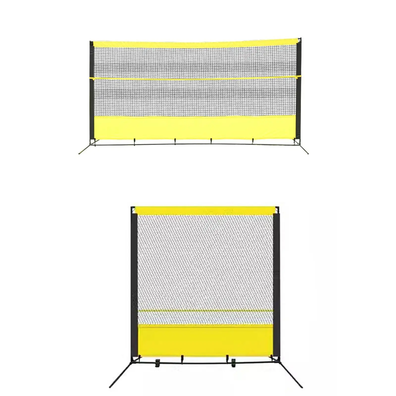 

Tennis Rebound Net Trainer Training Net Backstop Net Barrier Netting for Courtyard Play Exercise Competition Field Backyard
