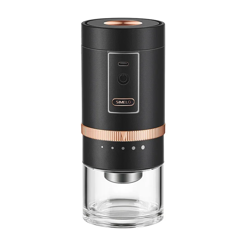 SIMELO PLUS Superior Quality Portable Travel Rechargeable All Electric Wireless Adjustable Gear Coffee Grinder Bean Grinder