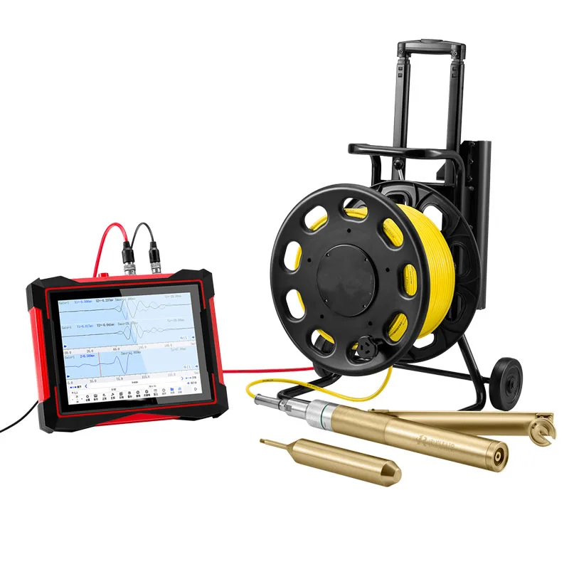 Borehole Parallel Seismic System Cheap Parallel Structure Tester for Deep Foundation Pile Length Determination
