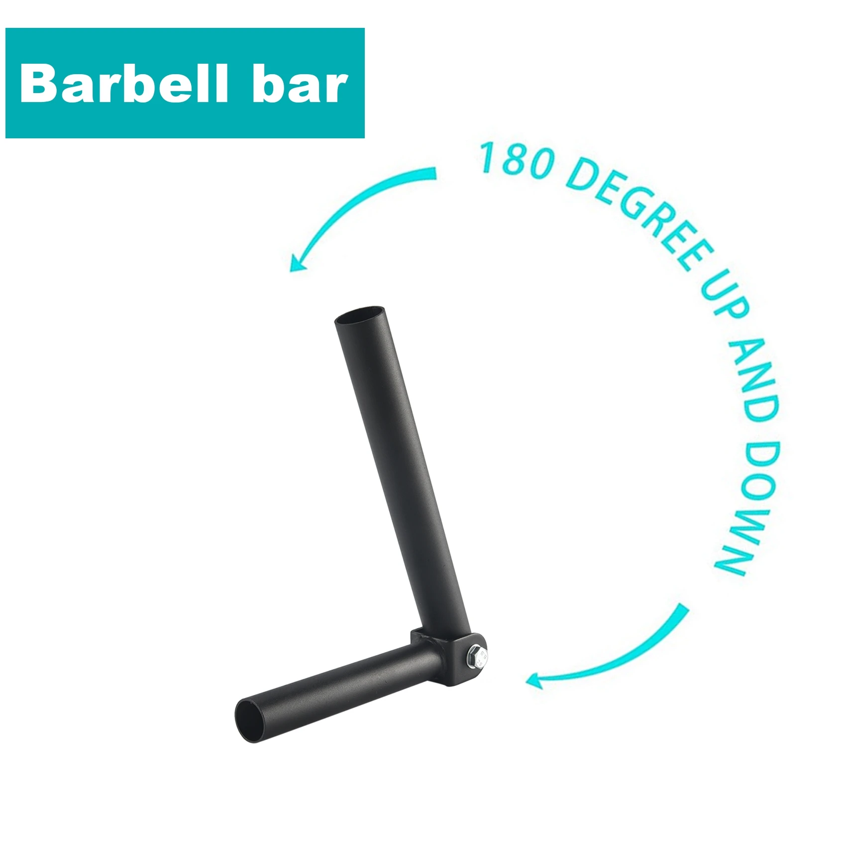 A89E-T Bar Row Attachment For 1Inch Or 2Inch Barbell Bar Heavy-Duty Steel Back Muscle Training Gym Exercise Equipment