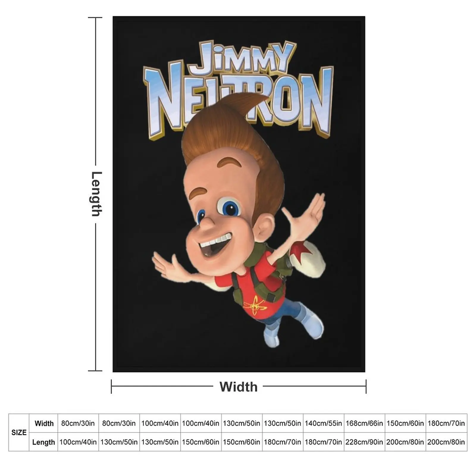 Jimmy Neutron Gotta Blast! Throw Blanket for winter Giant Sofa Luxury Brand Personalized Gift Blankets