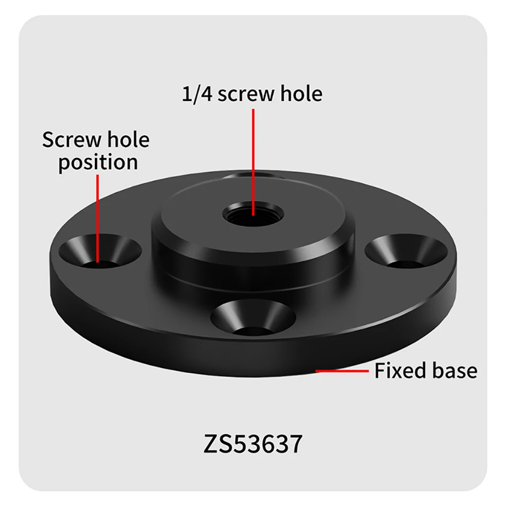 Kamera Stativ Basis Adapter 1/4 3/8 M6 Loch Aluminium Feste Platte Wand Halterung für DSLR GoPro Magic Arm Projektor Monitor Halterung – Detail 21