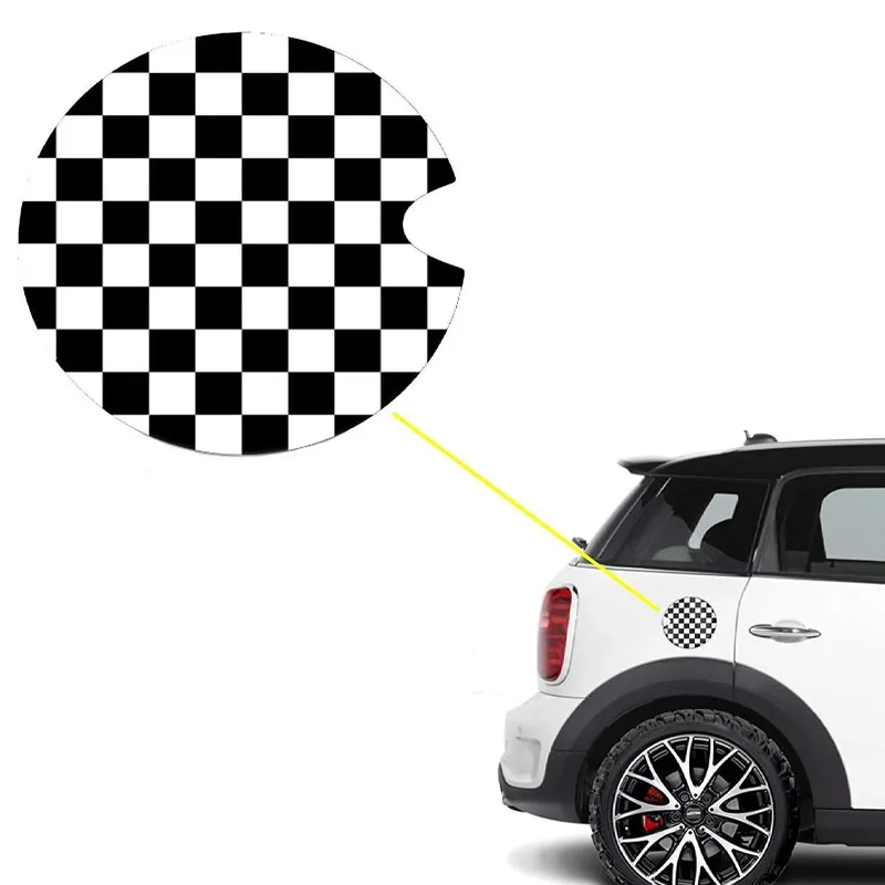 Car Exterior Fuel Tank Sticker Decorative Decal Uitable For Mini Cooper One F55 F56 R55 R56 R60 R61 Styling Exterior Accessories