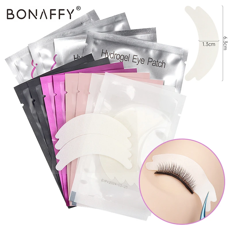 50 Pairs Butterfly microfoam Eye Patch for Eyelash Extension Grafted Lashes Under Eye Gel Pad Stickers Tips Patches Makeup Tools