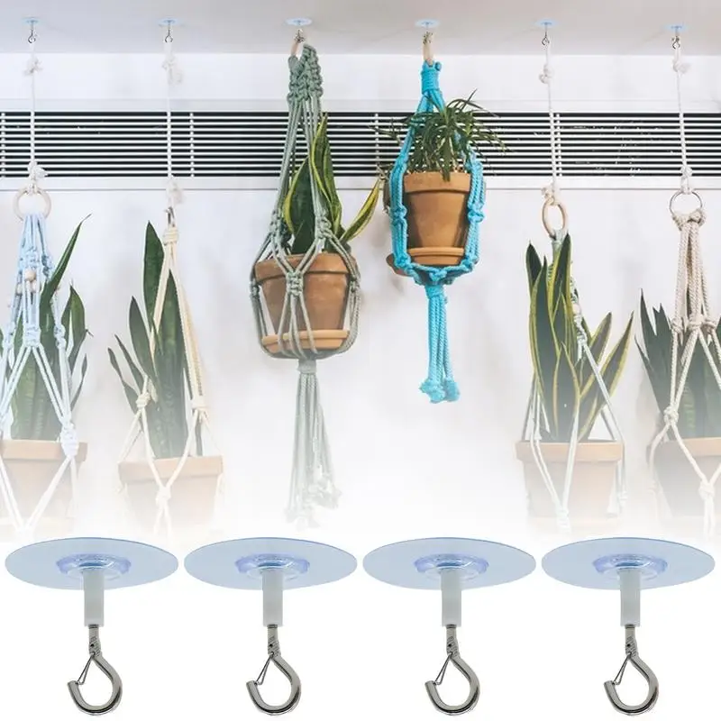 Stick On Ceiling Hooks 12PCS Ceiling Hanger Hooks Sticky Eye Hooks For Lights Wind Chimes Lantern Ceiling Decoration