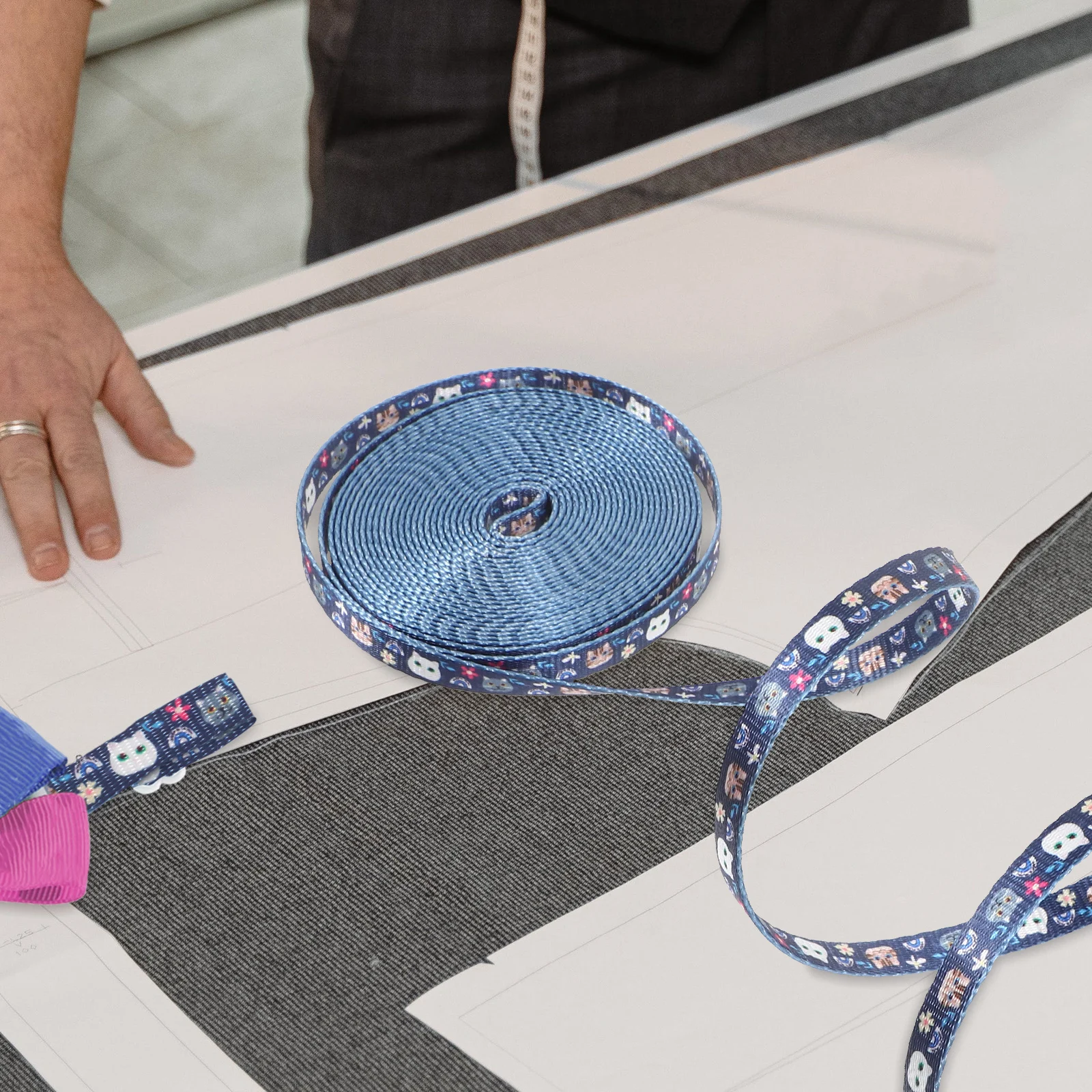 

Pet Collar Belt 1cm Width 5 Yards Roll Polyester Webbing Diy Cat Collar Leash Making Supplies Material Pet Accessories