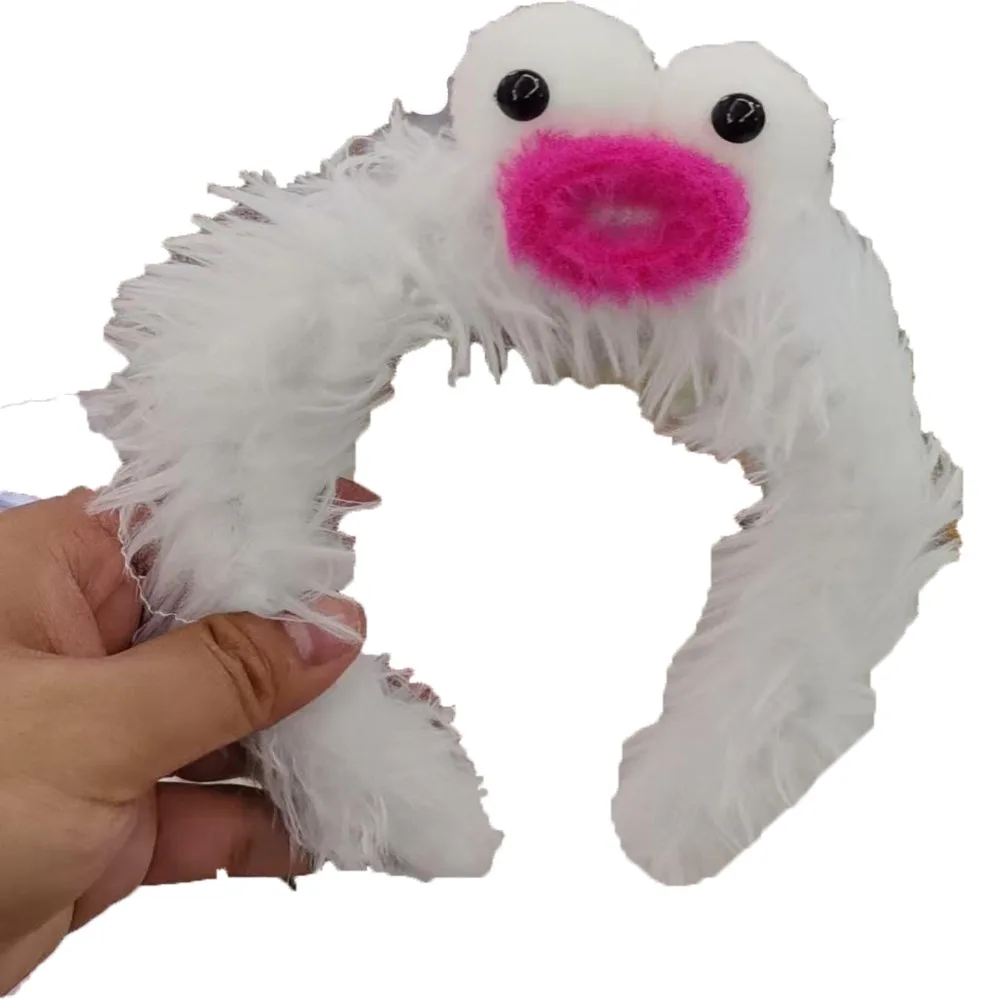 

Cute Hair Accessories Ugly Doll Headband Korean Style Plush Funny Hair Hoop Cosplay Headpiece Cartoon Hair Hoop Outdoor