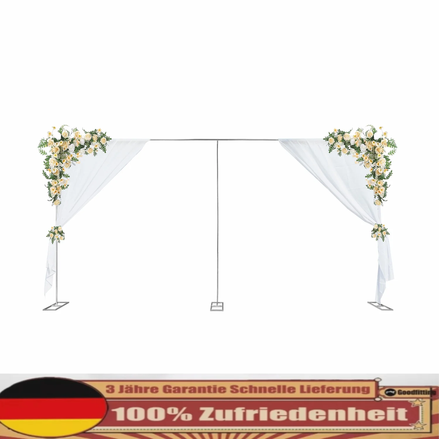 10ftx20ft Portable Pipe and Drape Backdrop Stand for Parties Wedding Stage Decoration Curtain FrameStudio Photography Background