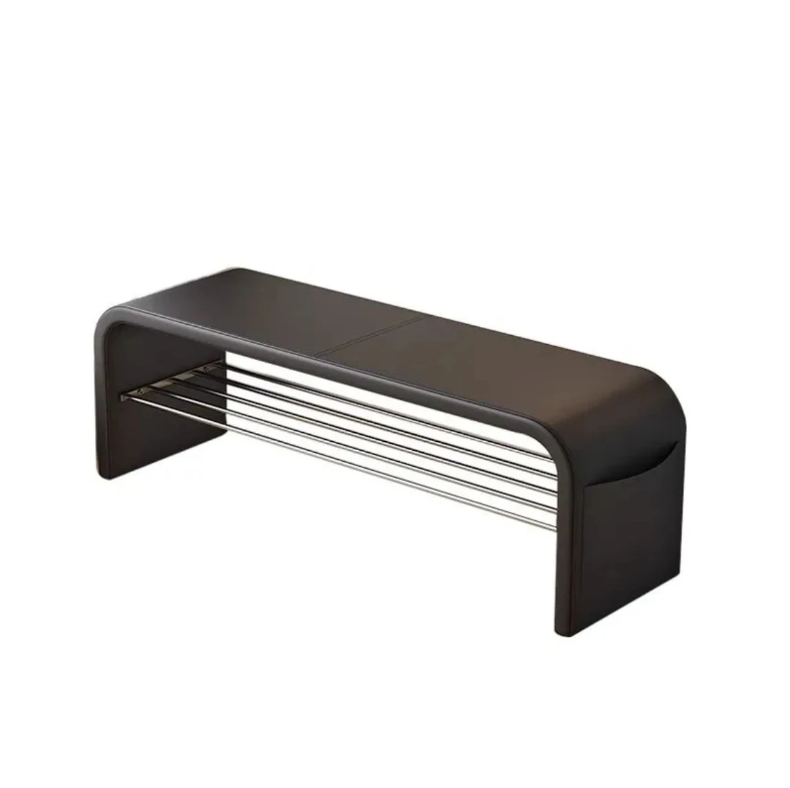 Door shoe changing bench home high-end sense of entrance door can sit on the shoe cabinet bedroom bed bench