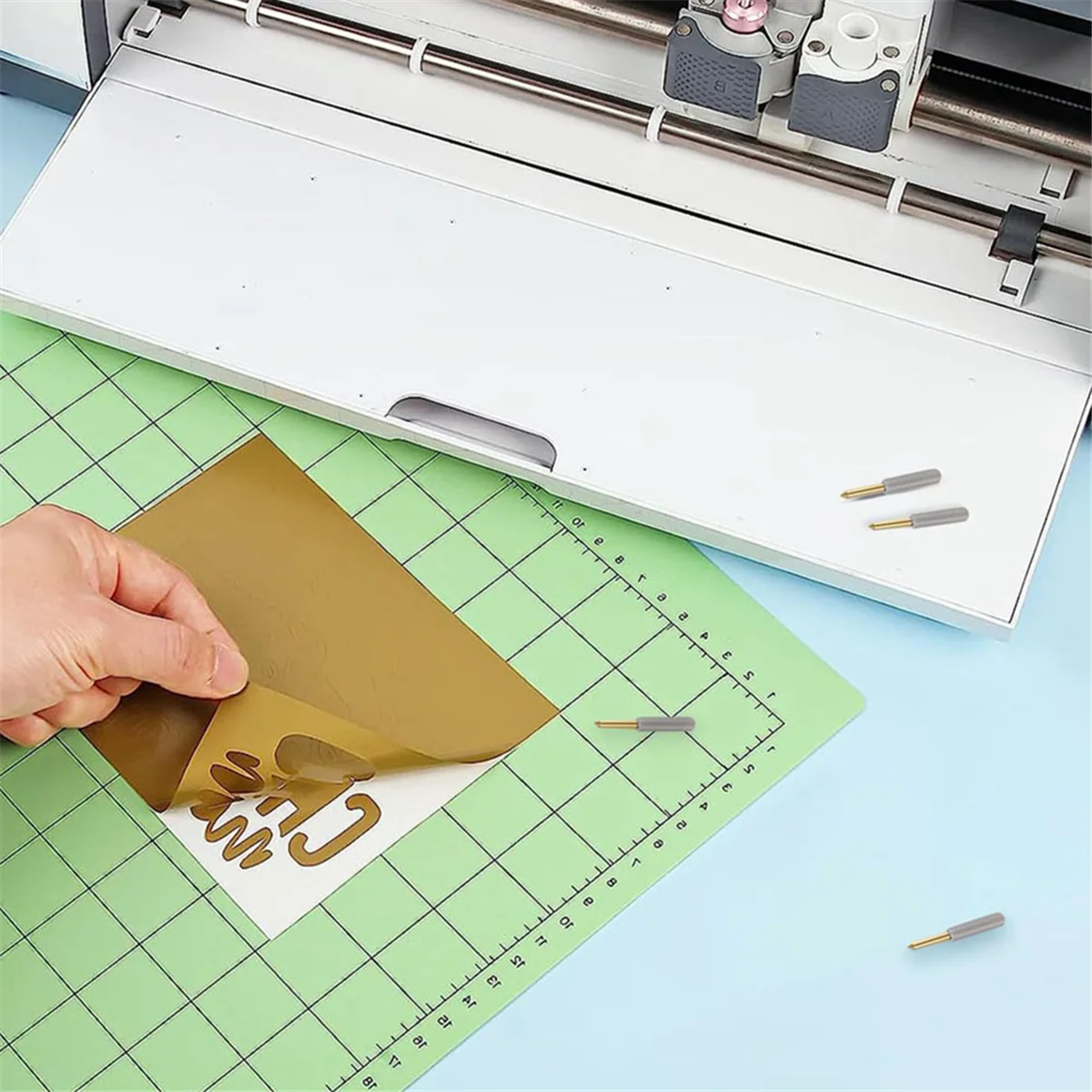 ใบมีดปลายแหลมแบบพรีเมี่ยม20ชิ้นใช้ได้กับเครื่องทำ cricut 3/ผลิต/สำรวจ3/สำรวจอากาศ2/หนึ่ง/ร่วมลงทุน