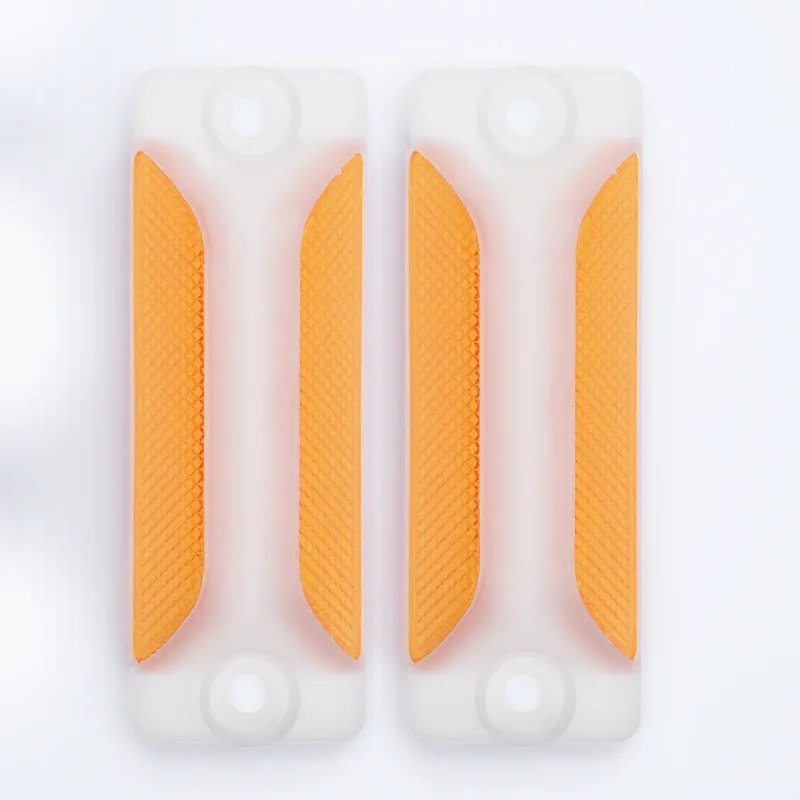 

2Pcs 120x40mm Contour Markers Yellow Double Highway Driveway Driveway Reflectors Pavement Reflectors Delineators