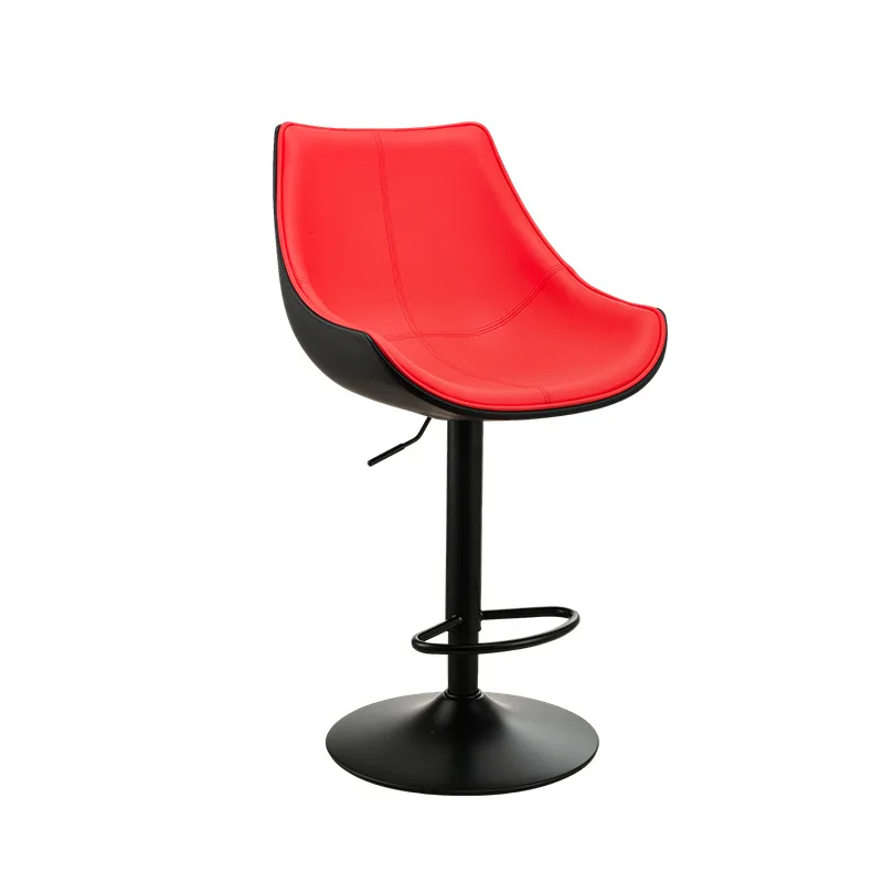 LH bar chair high stool with backrest bar bar seat with a light luxury and high-end feel, island chair
