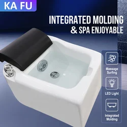 Luxury Pedicure spa Tubs Magnetic Jet Massage Foot Bath Basin for Soaking Feet Acrylic feeting Soak Tub Bathtub Bowl