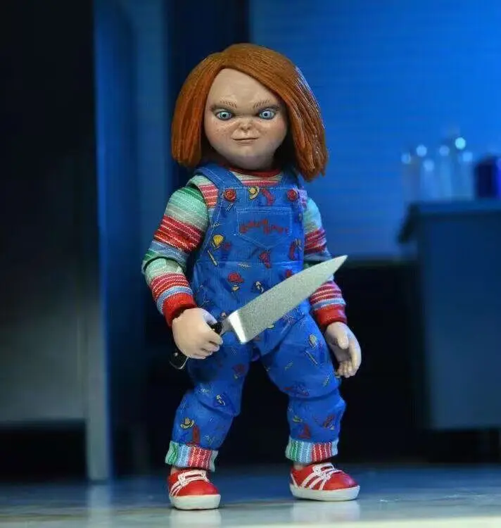 NECA New Version CHUCKY Horror Doll PVC Figure Collectible Halloween Model Toy 10cm